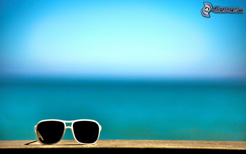 okulary przeciwsłoneczne, morze