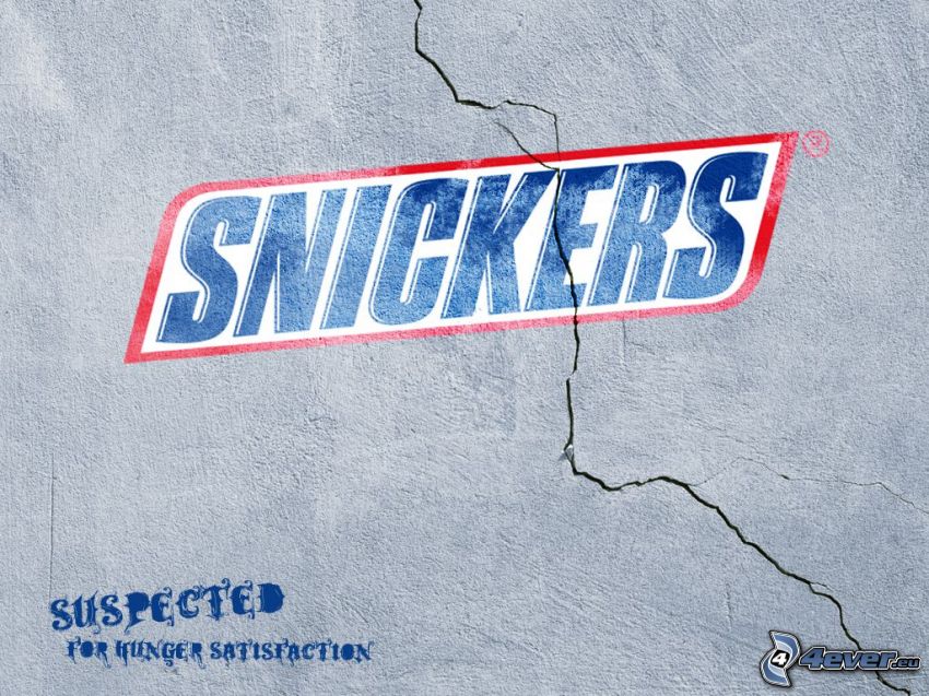 Snickers, pęknięcie