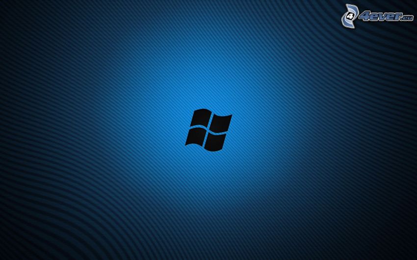 Windows 8, niebieskie tło