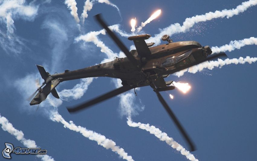 AH-64 Apache, strzelanie