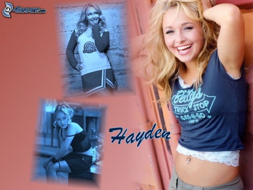 Hayden Leslie Panettiere, blondynka, uśmiech