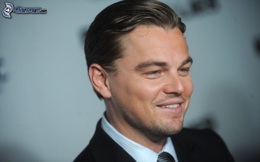 Leonardo DiCaprio, uśmiech, aktor