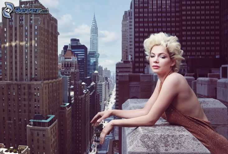 Michelle Williams, wieżowce, New York