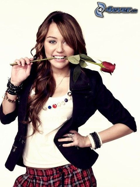 Miley Cyrus, róża