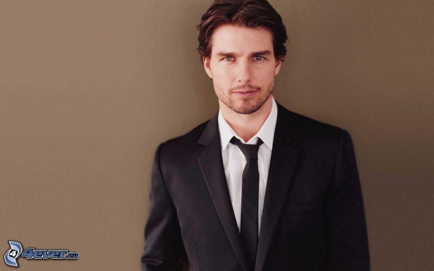 Tom Cruise, mężczyzna w garniturze
