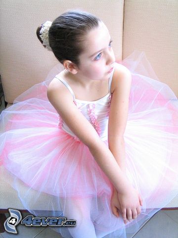 dziewczynka, baletnica