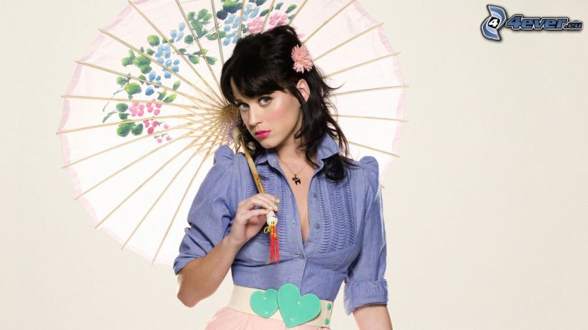 Katy Perry, parasol przeciwsłoneczny