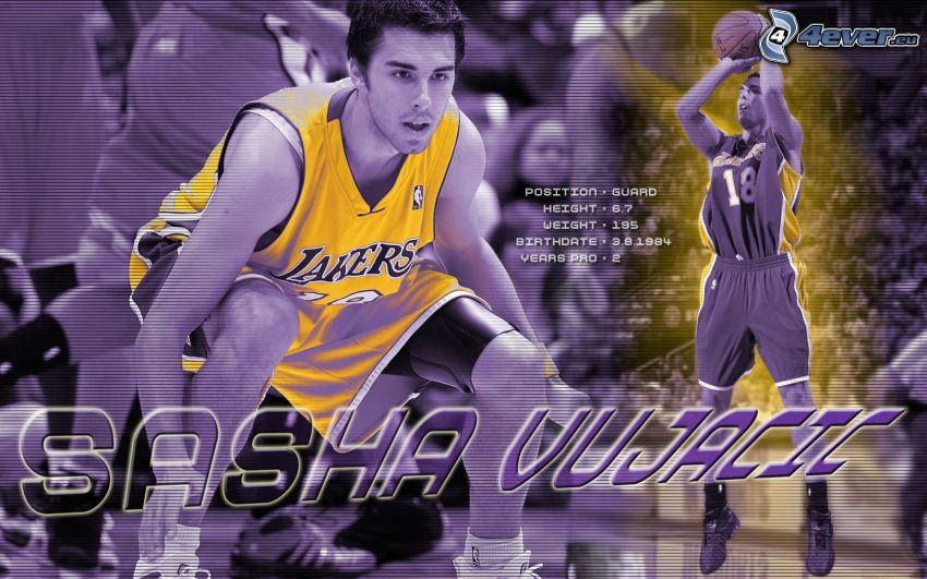 Sasha Vujacic, LA Lakers, NBA, koszykarz, koszykówka, sport, mężczyzna, facet