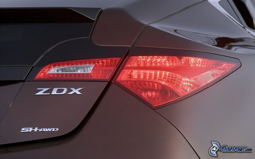 Acura ZDX, tylne światła