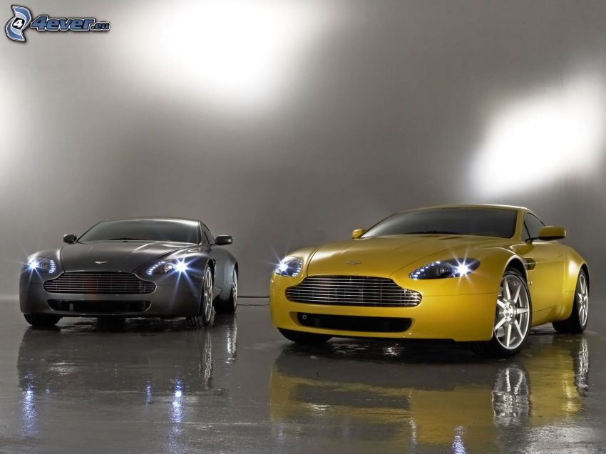Aston Martin V8 Vantage, światła