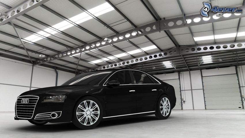Audi A8, garaż