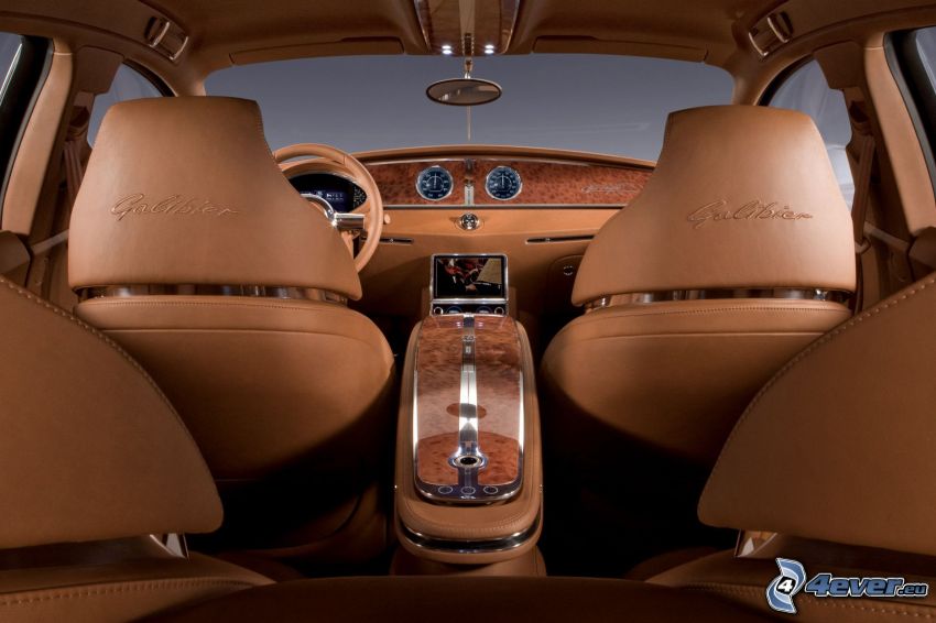 Bugatti 16C Galibier, wnętrze