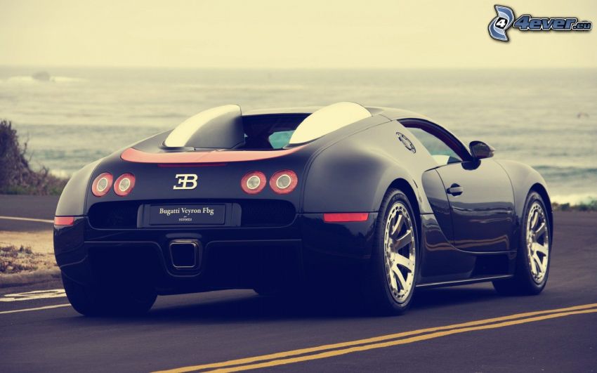 Bugatti Veyron, morze