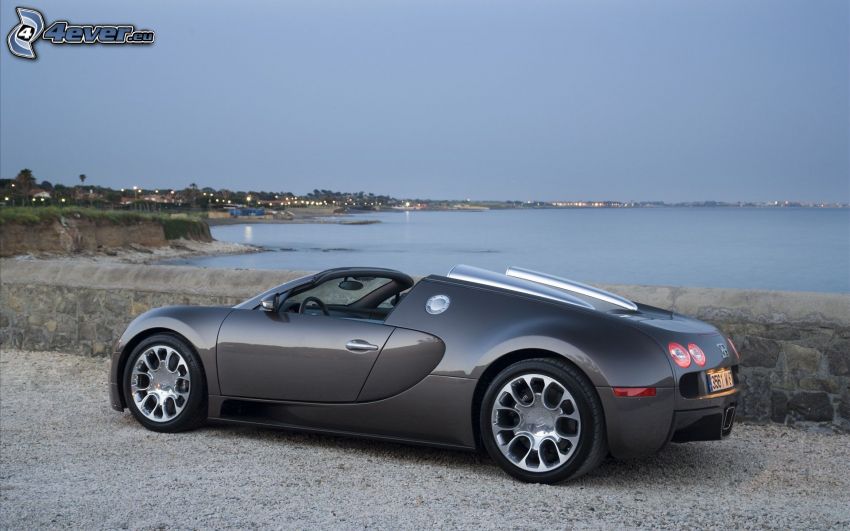 Bugatti Veyron, morze