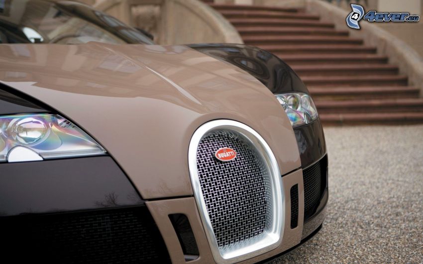 Bugatti Veyron, przednia maska