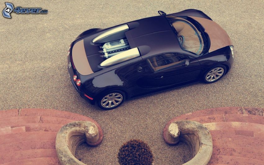 Bugatti Veyron, schody