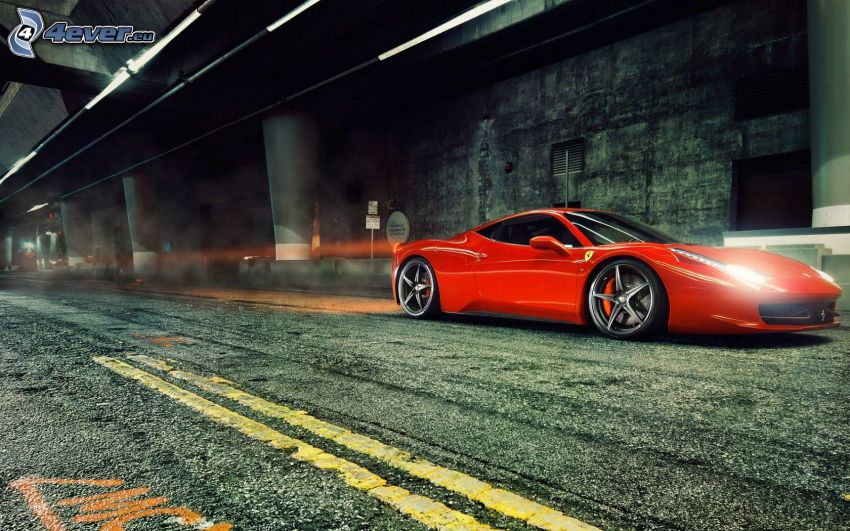 Ferrari 458 Italia, światła