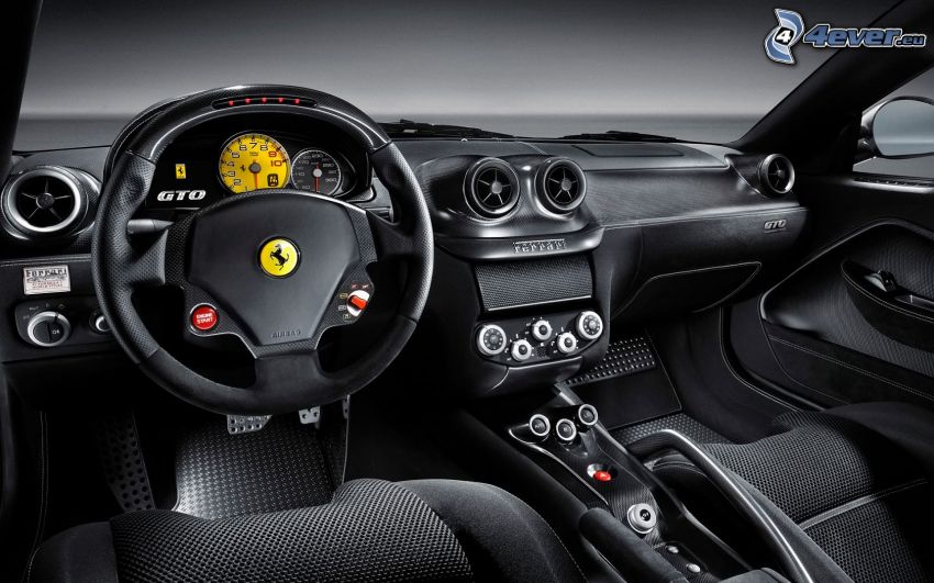 Ferrari 599 GTO, wnętrze