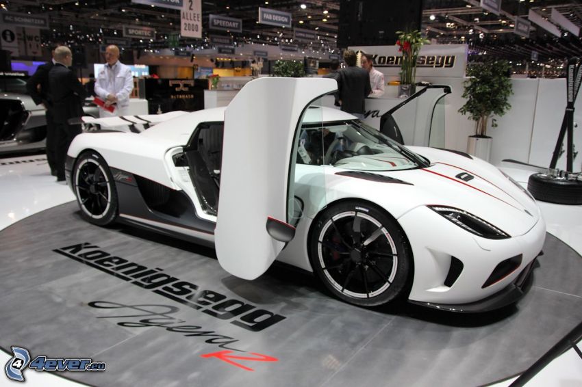 Koenigsegg Agera R, wystawa, autosalon