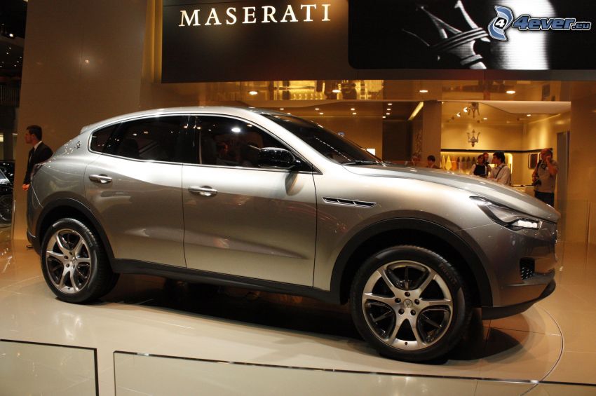 Maserati Kubang, wystawa, autosalon
