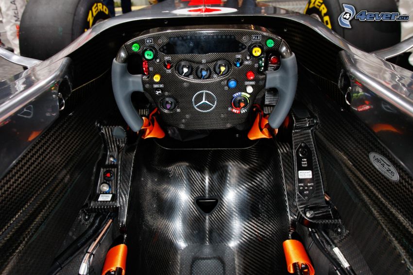 McLaren MP4-12C Spider, formuła, wnętrze