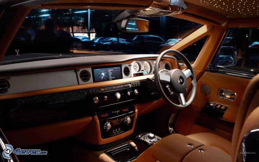 Rolls Royce Phantom, wnętrze
