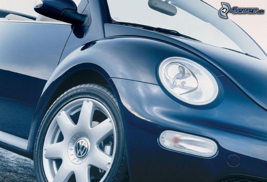 Volkswagen Beetle, reflektor, koło