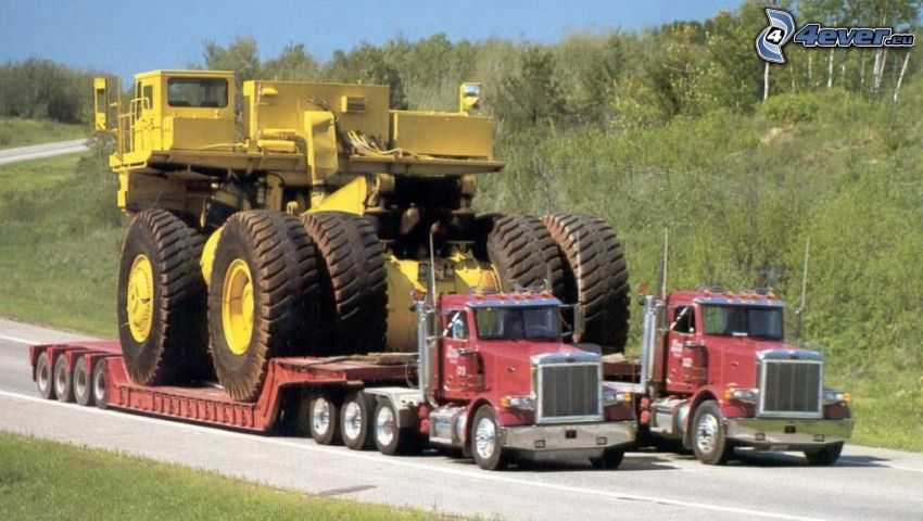 duży samochód ciężarowy