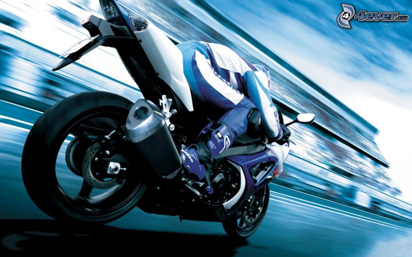 Suzuki GSX-R, motocyklista, prędkość
