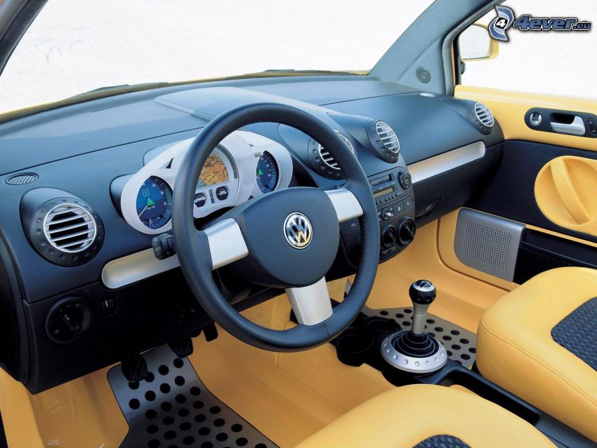 Volkswagen New Beetle, wnętrze