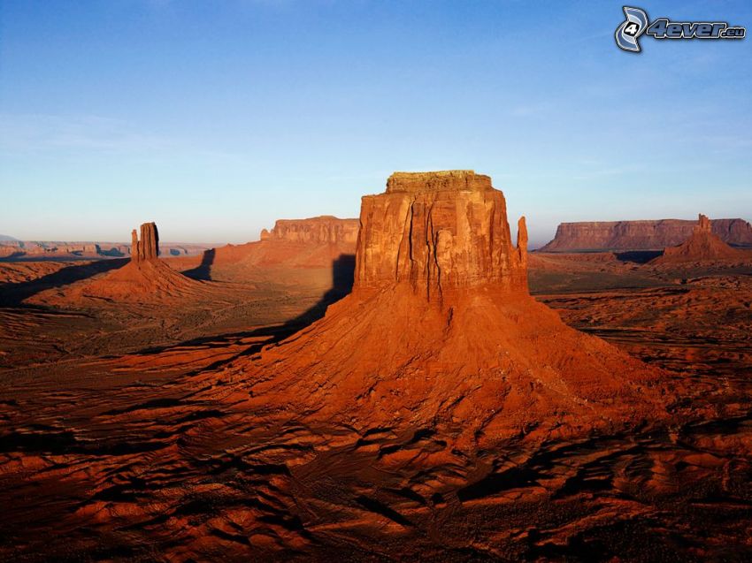 Monument Valley, pustynia, USA, skały