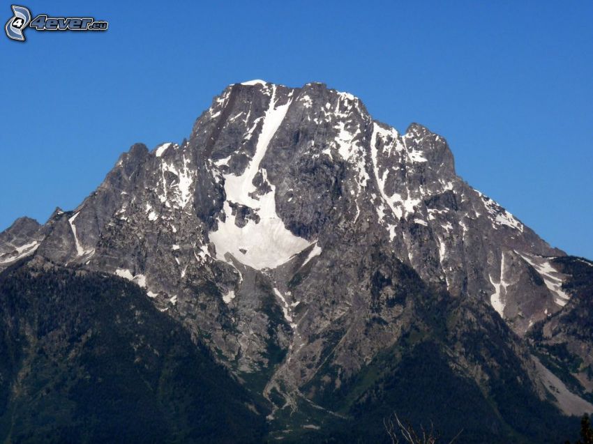 Mount Moran, Wyoming, góra skalista