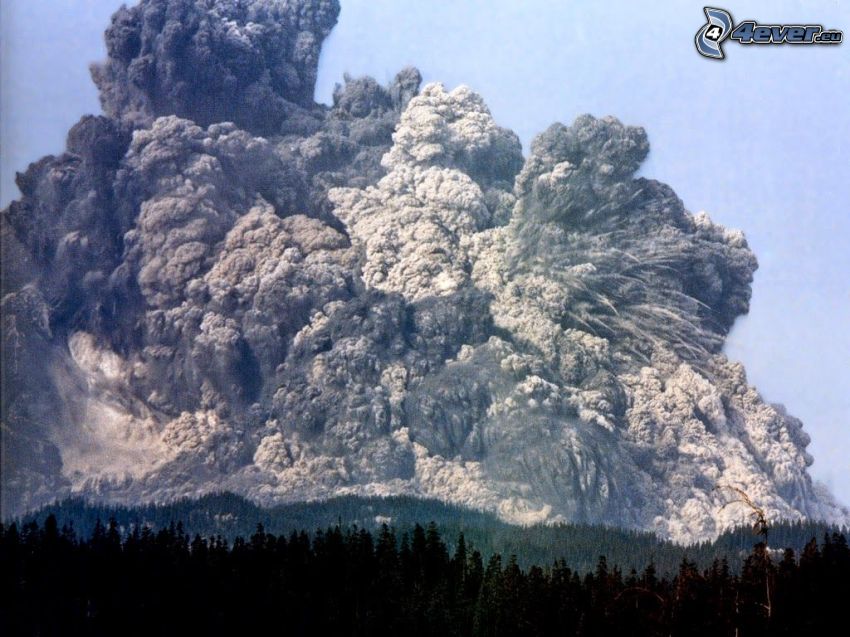 Saint Helens, erupcja wulkanu