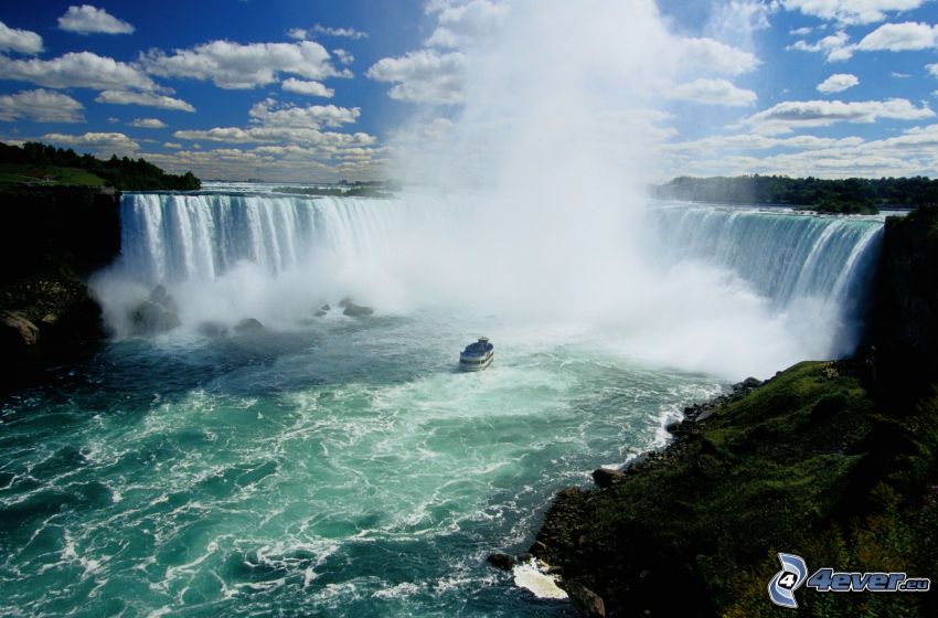 Wodospad Niagara, jeziora