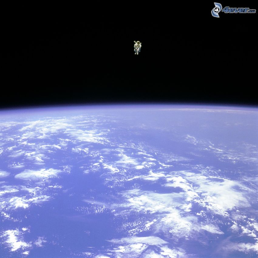 Bruce McCandless II, astronauta, wszechświat, STS-41B, Ziemia