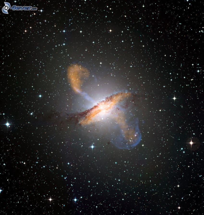 NGC 5128, galaktyka, gwiazdy
