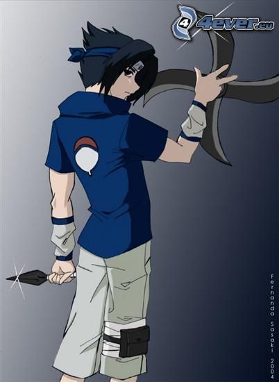 Sasuke, Naruto, anime