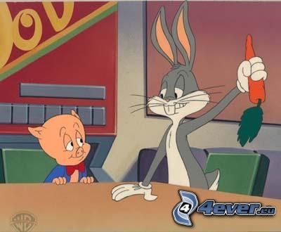 Bugs Bunny, królik rysunkowy