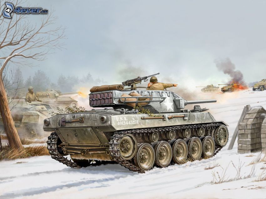 M18 Hellcat, czołgi, bójka