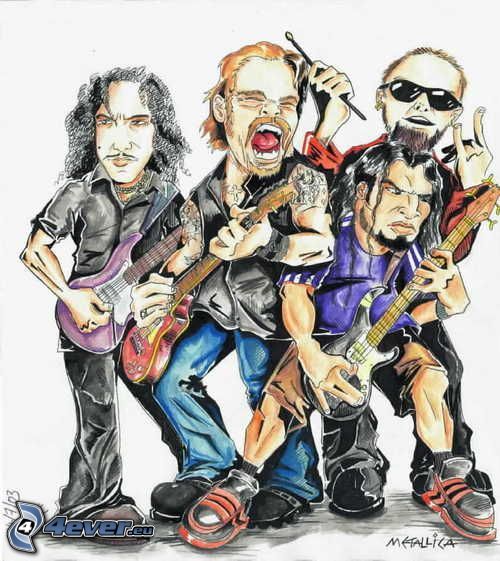 Metallica, karykatura