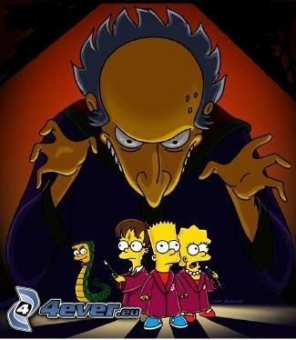 Simpsonowcy, Bart Simpson, Lisa Simpson, Mr. Burns