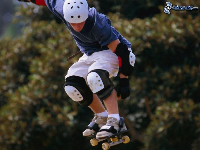 Skateboarding, skok