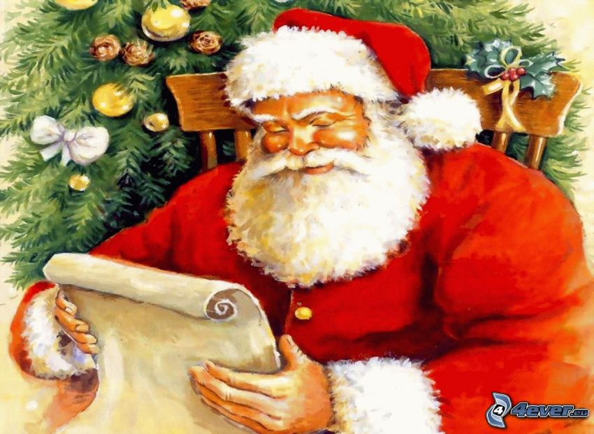Święty Mikołaj, list