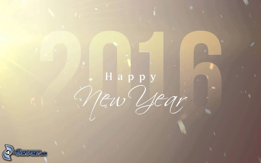 happy new year, 2016