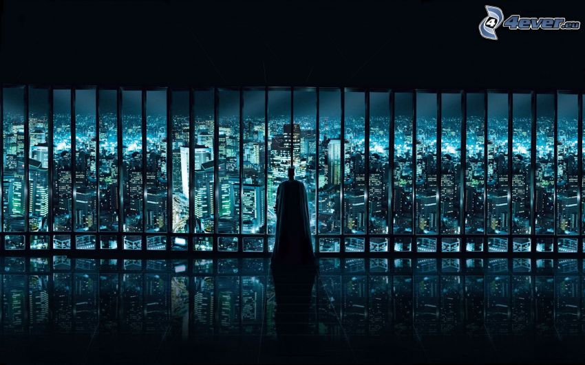 Batman, widok na miasto