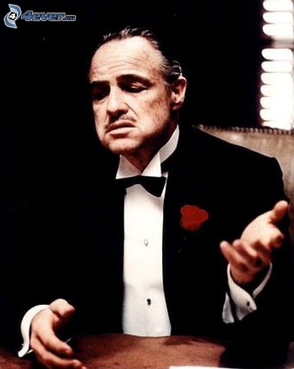 Don Vito Corleone, The Godfather, Ojciec chrzestny, Marlon Brando