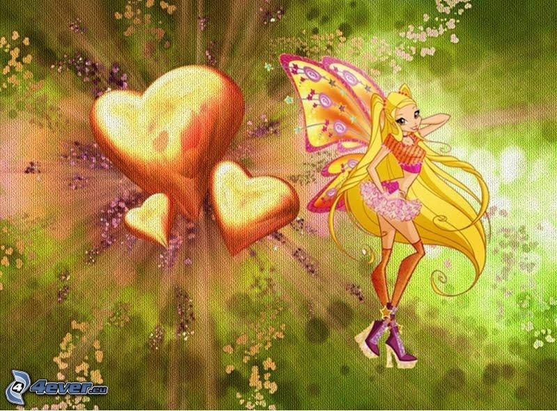 Stella, Winx Club, serduszka