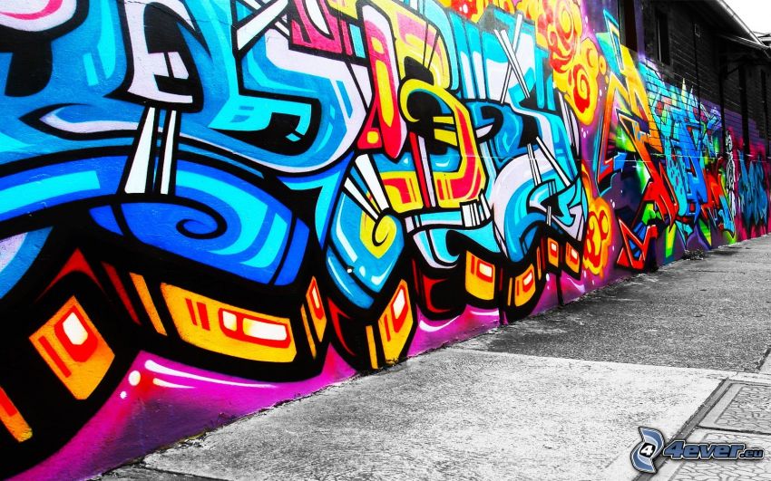 graffiti, ściana