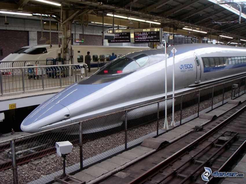 Shinkansen, pociąg, stacja kolejowa
