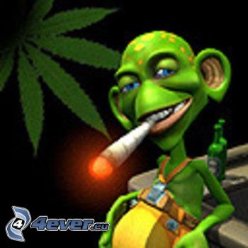 elf, joint, ganja, marihuana